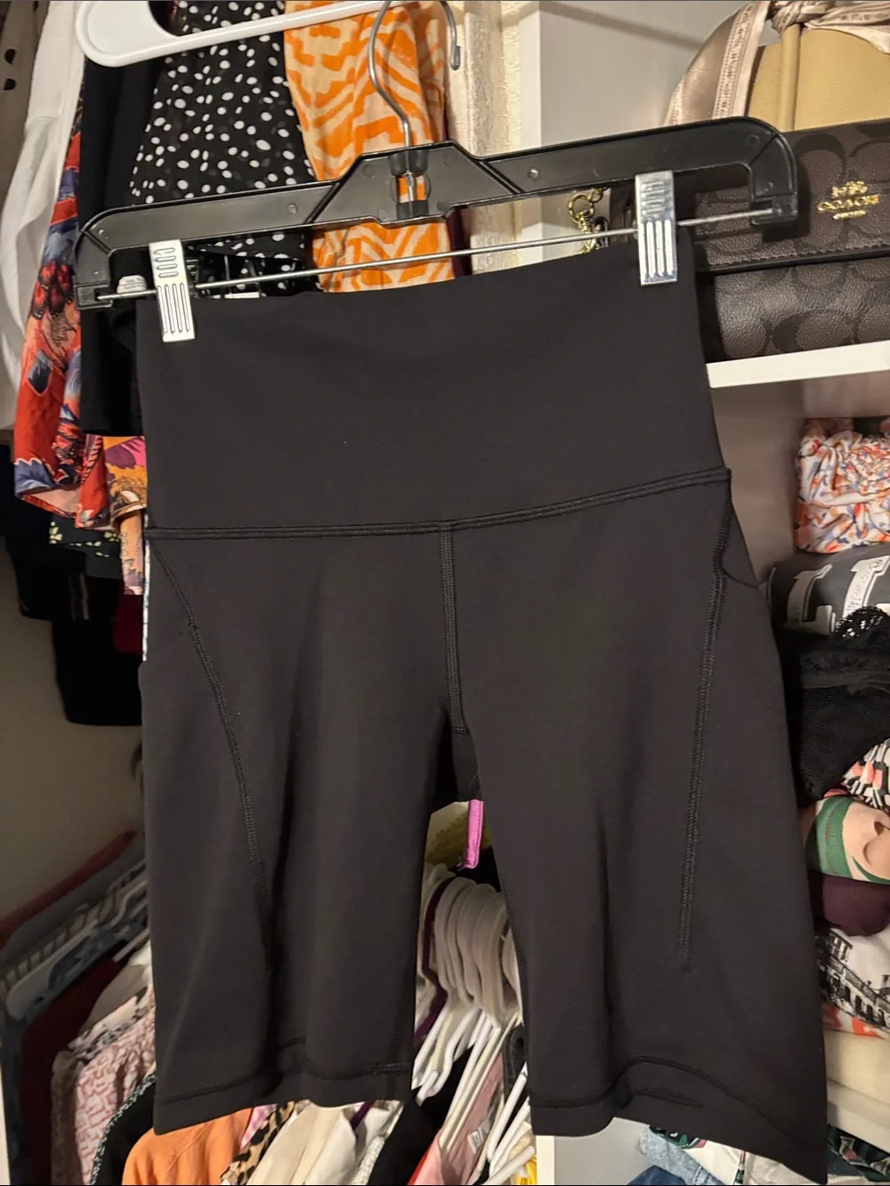 Lululemon black High-Waist Performance Bike Shorts